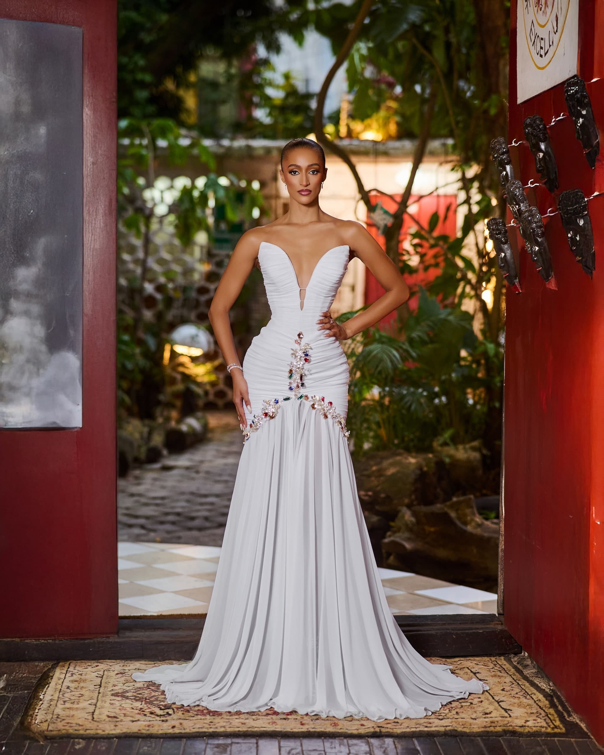 Robe Bustier Drapé